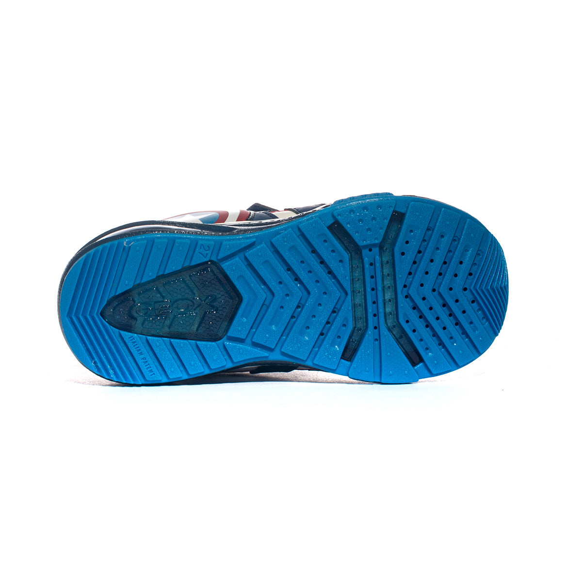 GEOX J36FEC NAVY RED  C0735 Sneakers Bambino 