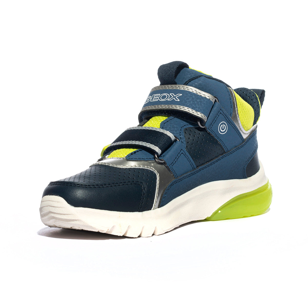 GEOX J36LBA NAVY LIME  C0749 Sneakers Bambino 