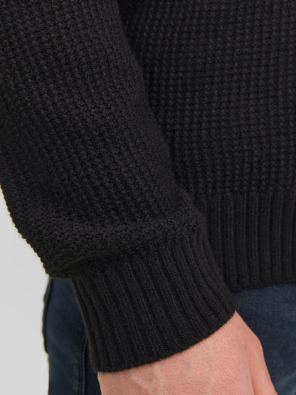 Pullover Jack E Jones JORKYLE KNIT CREW NECK Nero