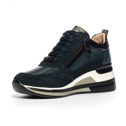 KEYS K8326 BLU BLACK Sneakers Donna 