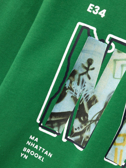 T-Shirt Name It  Nkmvictor Ls Top L1 Verde