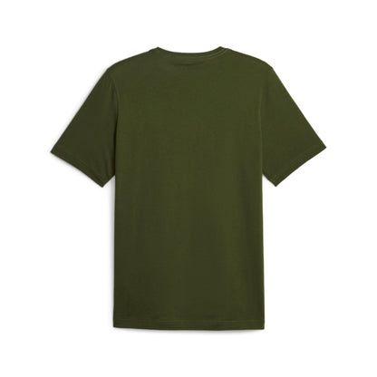 T-Shirt Puma Ess+2 Col logo Tee Verde