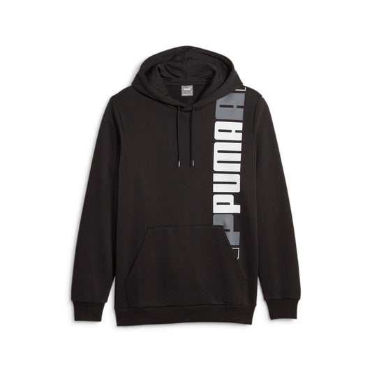 Felpa puma Ess+ Logo Lab Hoodie Fl Nera