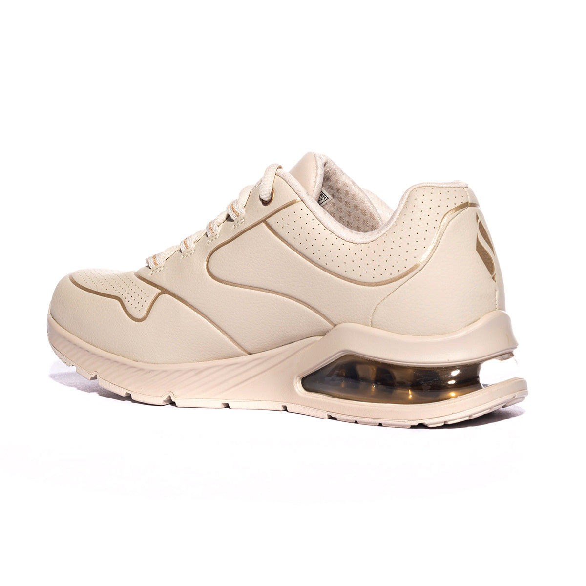 Sneakers Skechers Uno 2 - Golden Trim Bianche