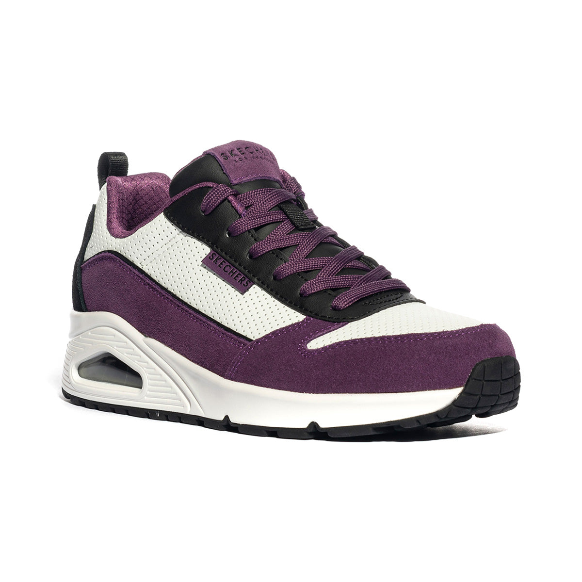 Sneakers Skechers Uno-Two Much Fun Bianche Viola