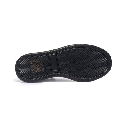 4US 43050 WHITE BLACK Sneakers Bambino 
