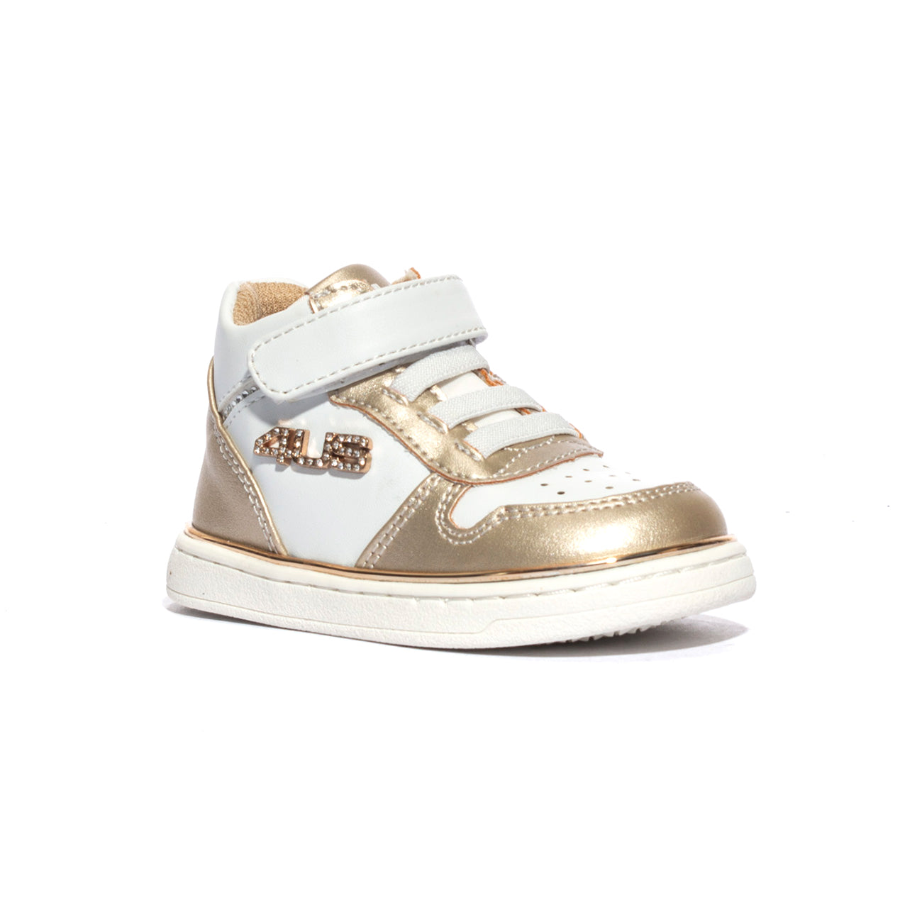 4US 43150 PLATINO WHITE Sneakers Bambina 