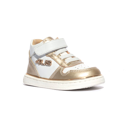 4US 43150 PLATINO WHITE Sneakers Bambina 