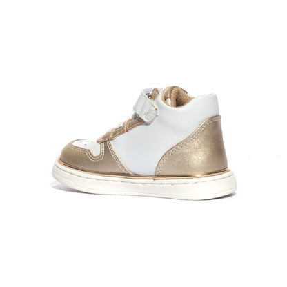 4US 43150 PLATINO WHITE Sneakers Bambina 