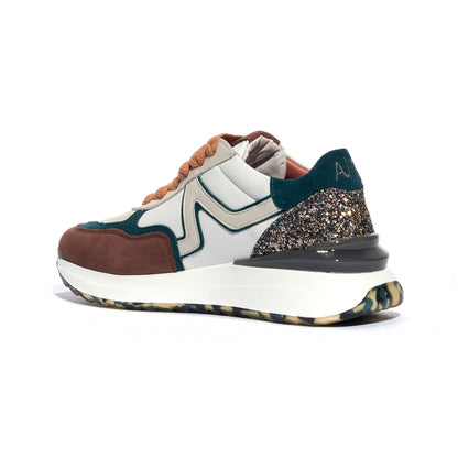 ACCADEMIA 72 AC051 PINK BEIGE WHITE Sneakers Donna 