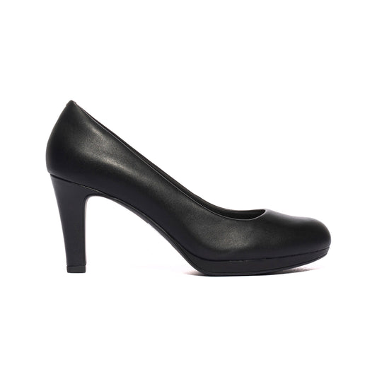 CLARKS 129359VIOLA BLACK LEATHER