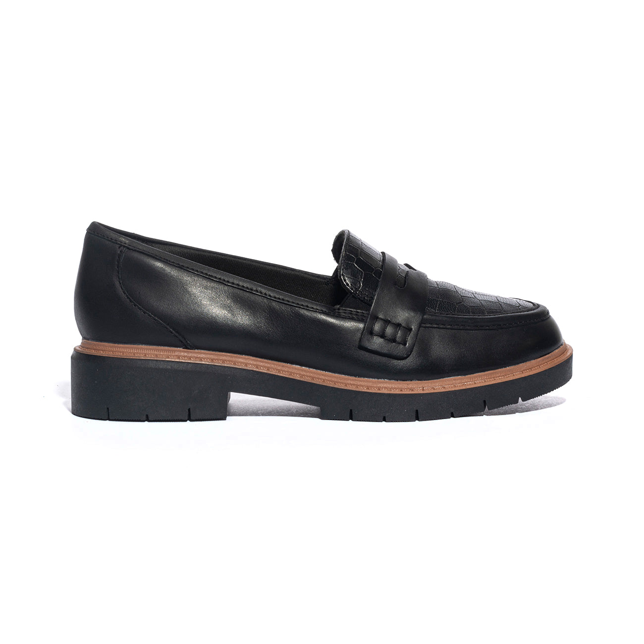 CLARKS 174452BLACK LEA