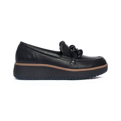 CLARKS 180109 BLACK LEA Slip-on Donna 
