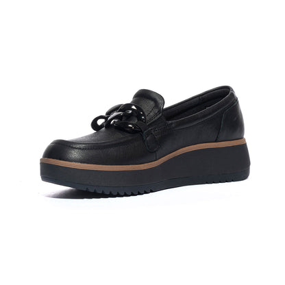 CLARKS 180109 BLACK LEA Slip-on Donna 