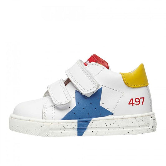 FALCOTTO 0012015346-01-1N82WHITE-AZURE-YELLOW