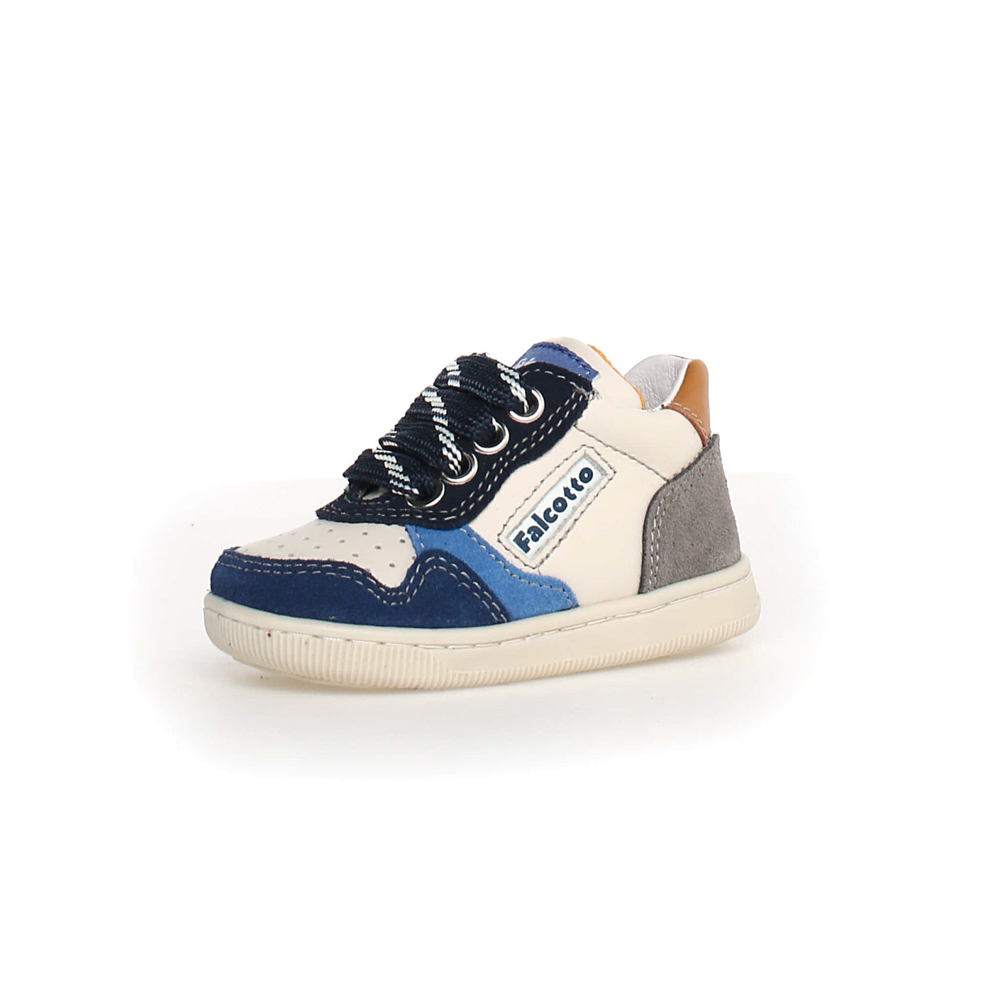 FALCOTTO 0012017166-03-2B50 MILK-AZURE-NAVY Sneakers Bambino 