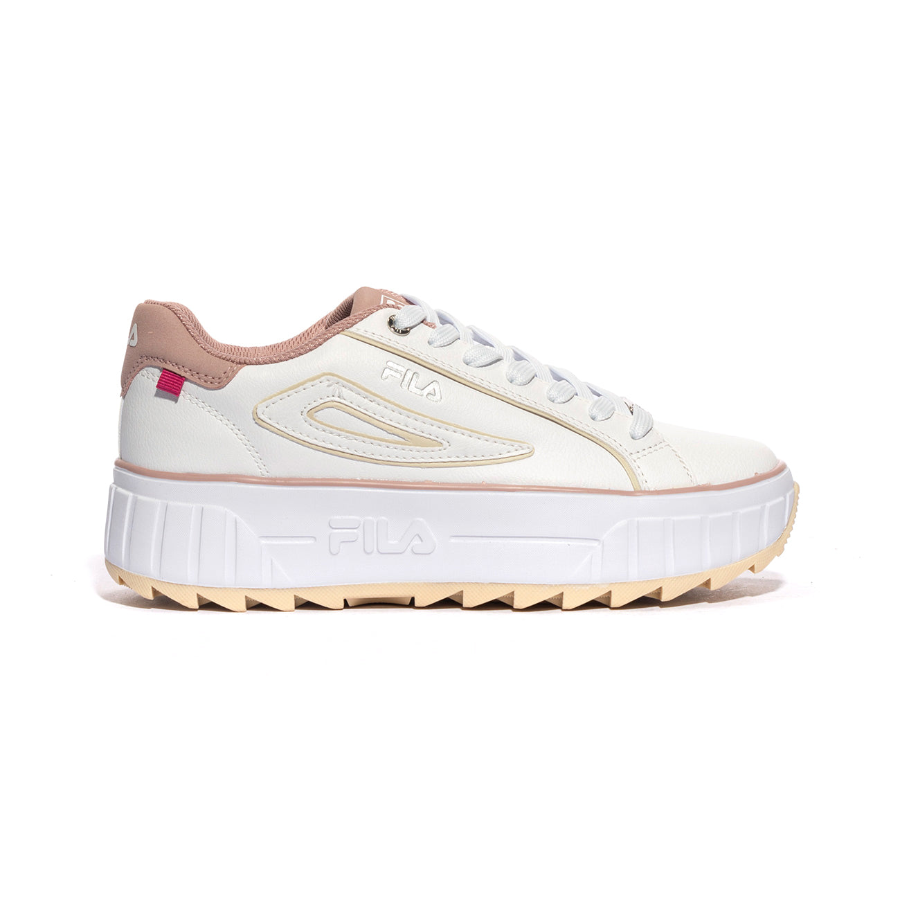 FILA FFW0493 White Pale Mauve Sneakers Donna 