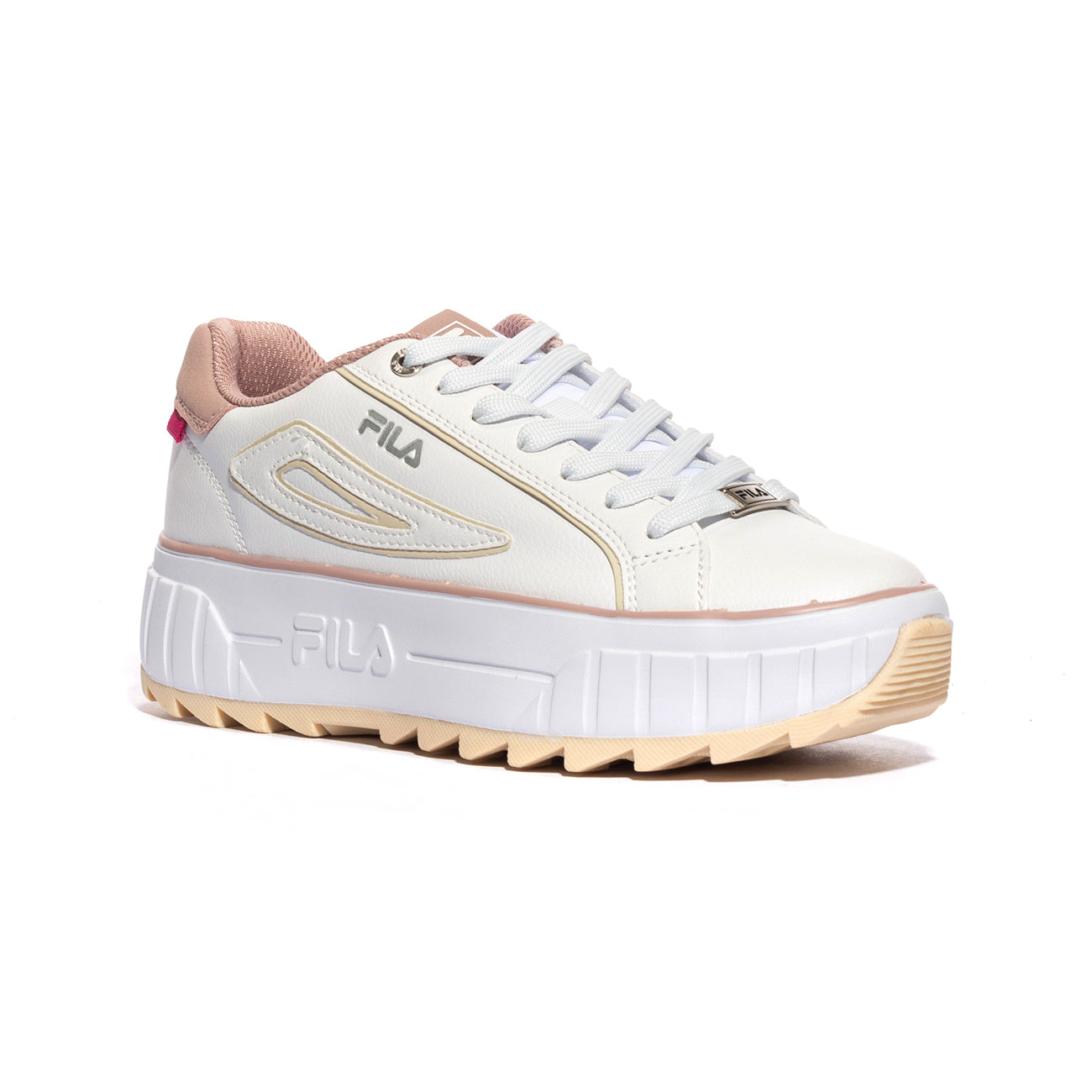 FILA FFW0493 White Pale Mauve Sneakers Donna 