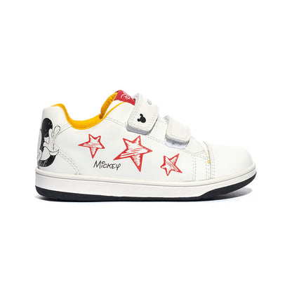 GEOX B251LA 85 WHITE BLACK C0404 Sneakers Bambino 