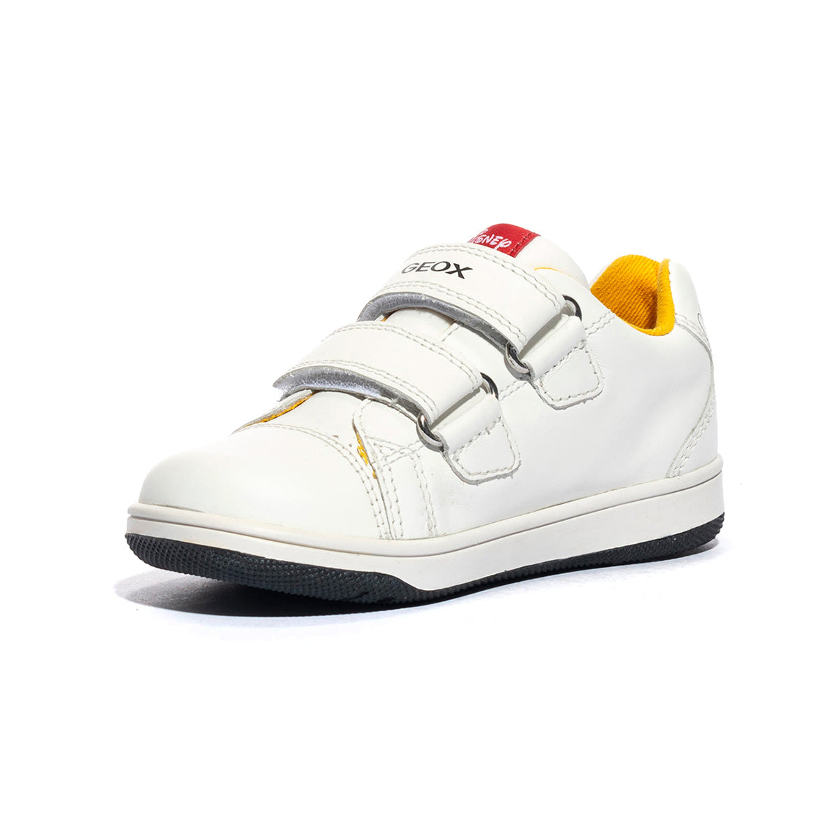 GEOX B251LA 85 WHITE BLACK C0404 Sneakers Bambino 