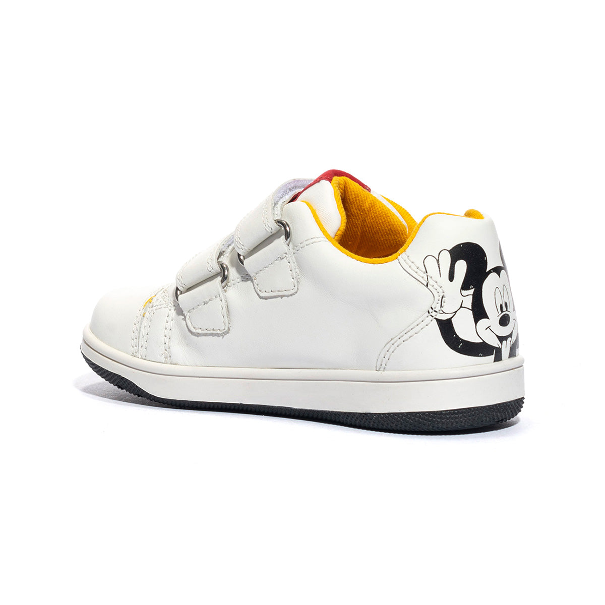 GEOX B251LA 85 WHITE BLACK C0404 Sneakers Bambino 