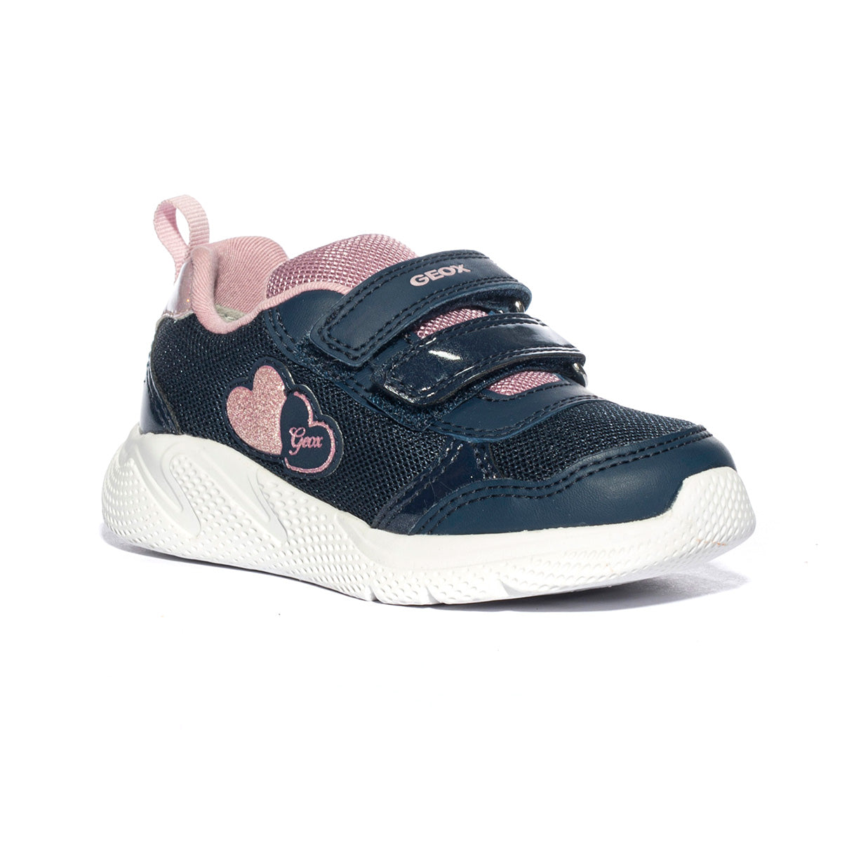 GEOX B354TC 1454 NAVY OLD ROSE  CF4A8 Sneakers Bambina 