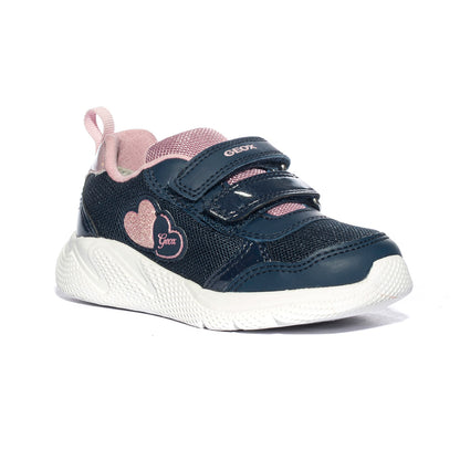 GEOX B354TC 1454 NAVY OLD ROSE  CF4A8 Sneakers Bambina 