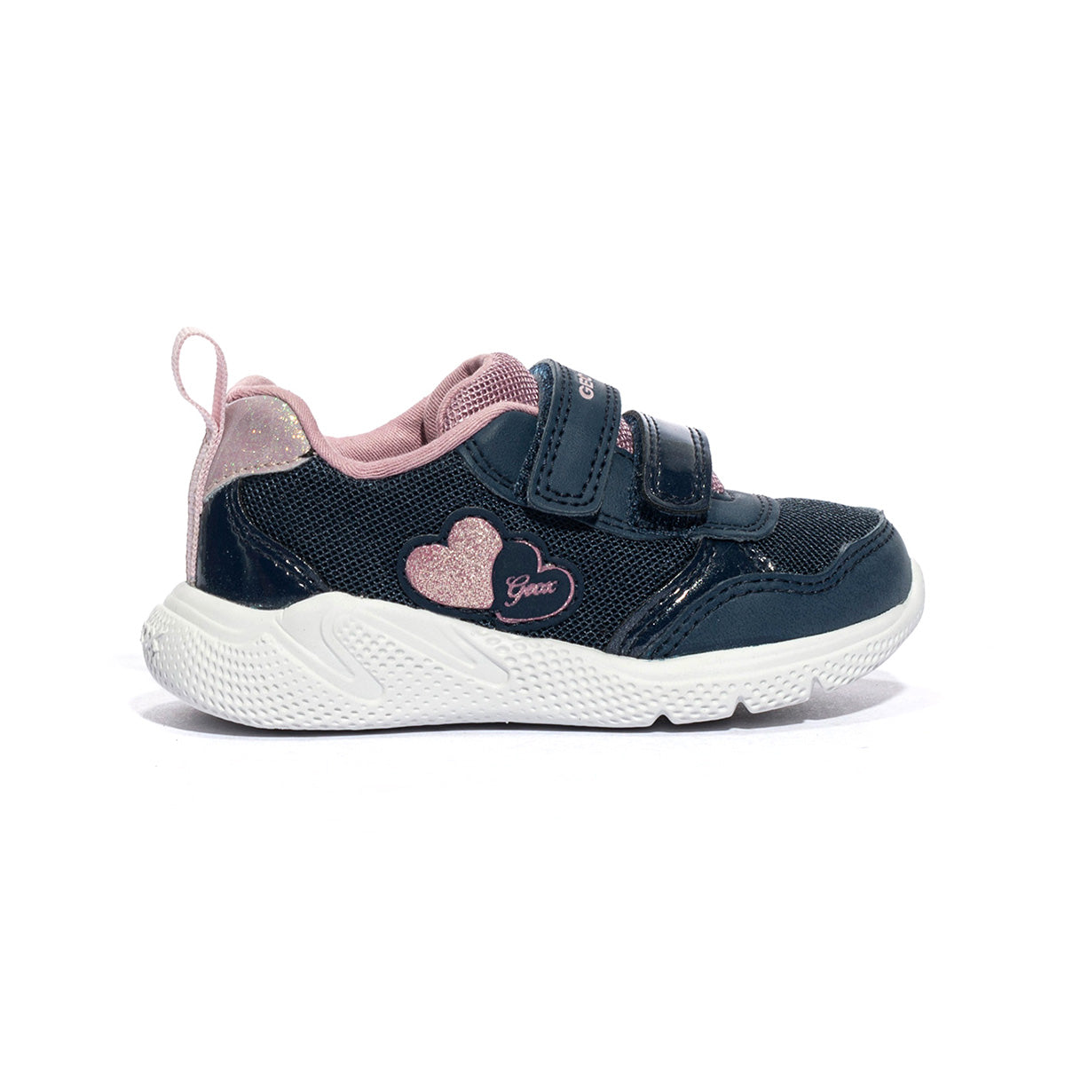 GEOX B354TC 1454 NAVY OLD ROSE  CF4A8 Sneakers Bambina 