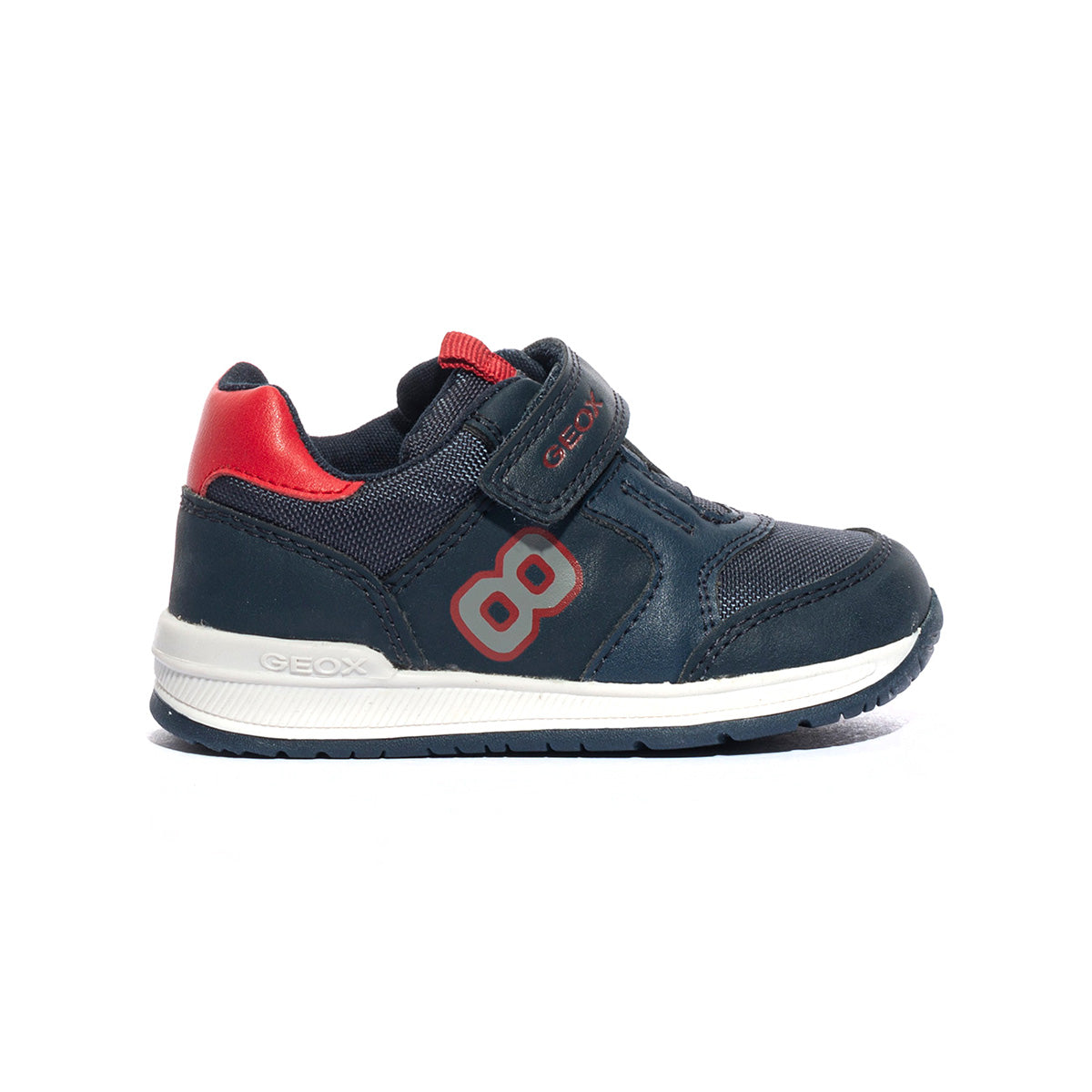 GEOX B360RA 054FU NAVY RED C0735 Sneakers Bambino 