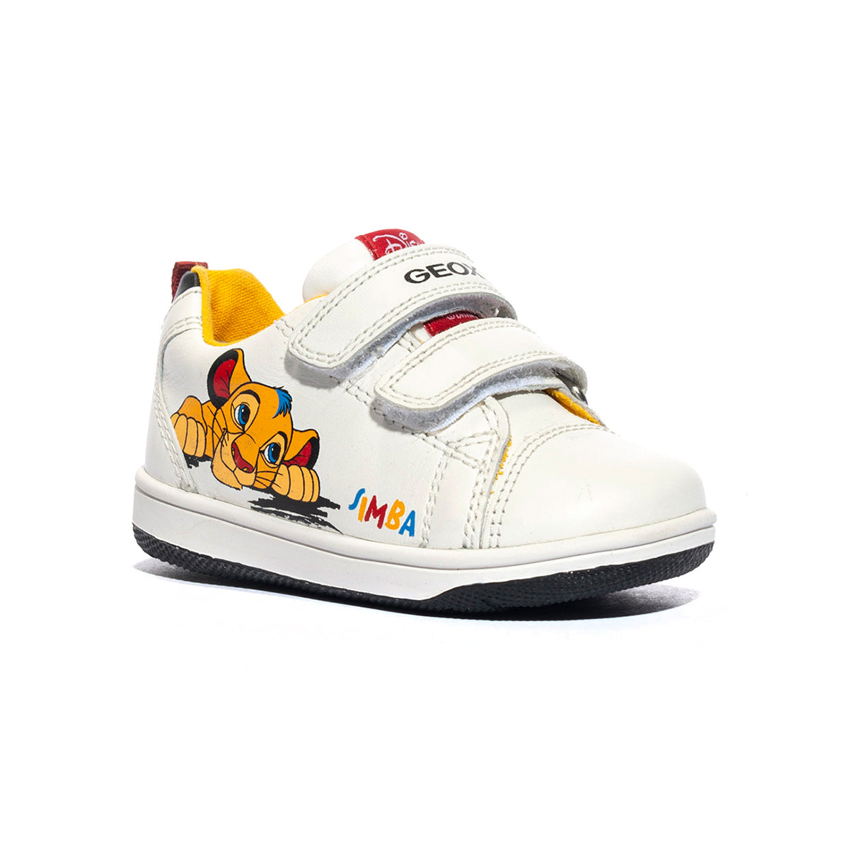 GEOX B361LA 85 WHITE BLACK C0404 Sneakers Bambino 