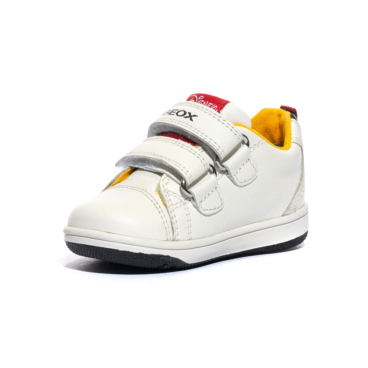 GEOX B361LA 85 WHITE BLACK C0404 Sneakers Bambino 