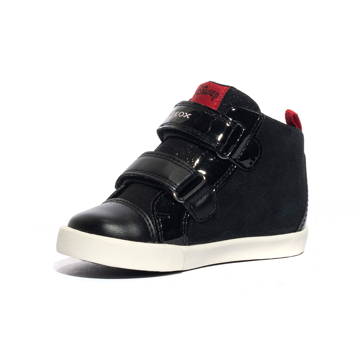 GEOX B36D5D 022HH BLACK RED C0048 Sneakers Bambina 