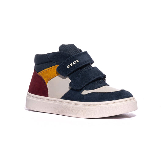 GEOX B465NA 2285 NAVY LT BEIGE       C4238 Sneakers Bambino 