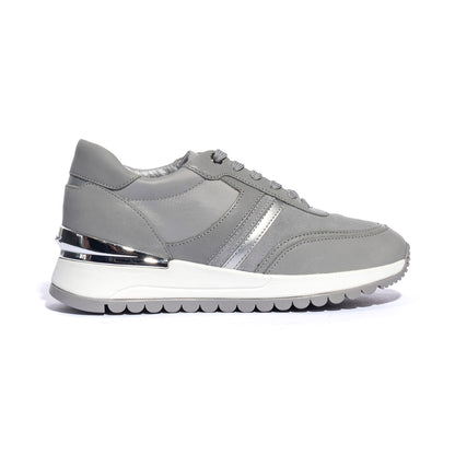 GEOX D3500A 8522 LT GREY  C1010 Sneakers Donna 