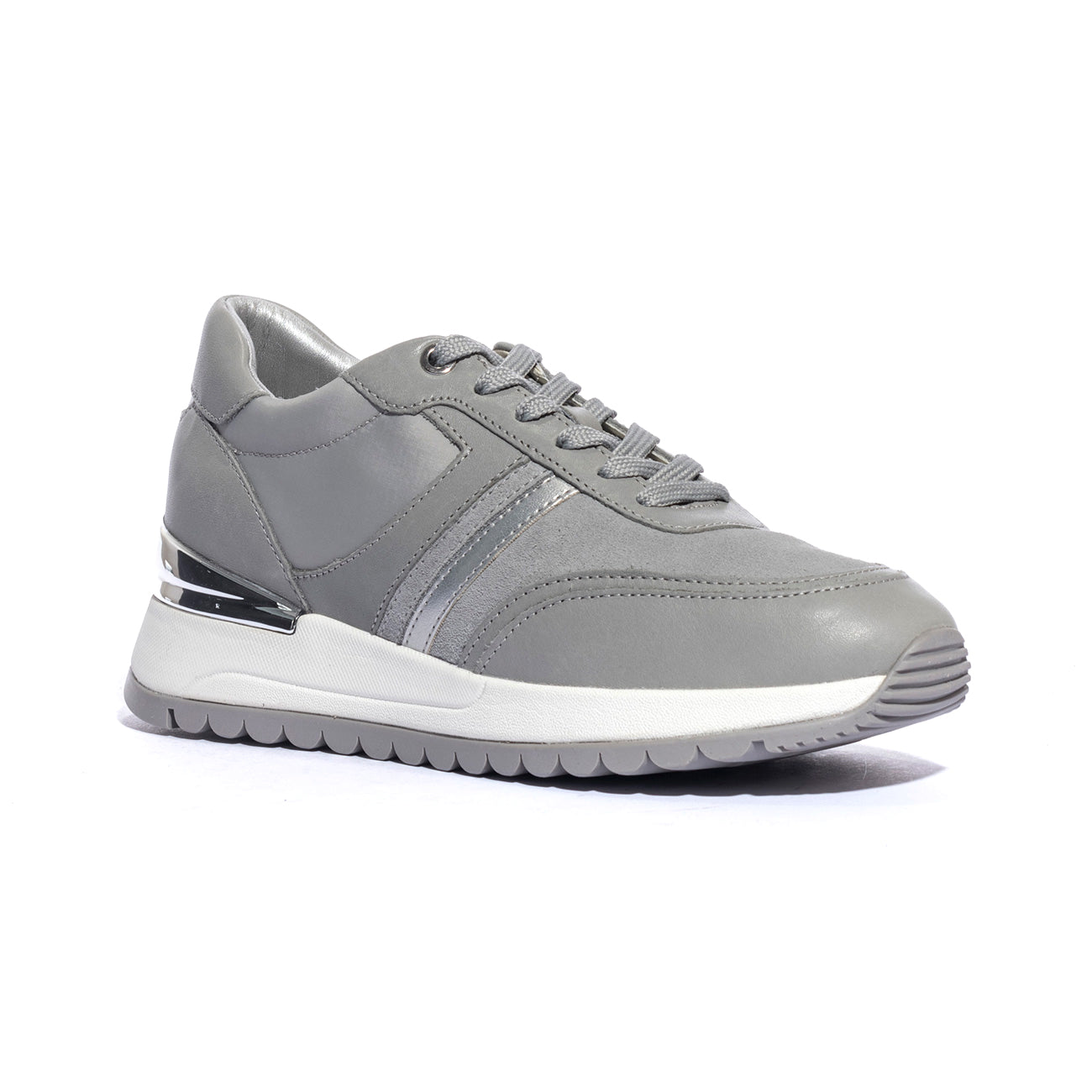 GEOX D3500A 8522 LT GREY  C1010 Sneakers Donna 