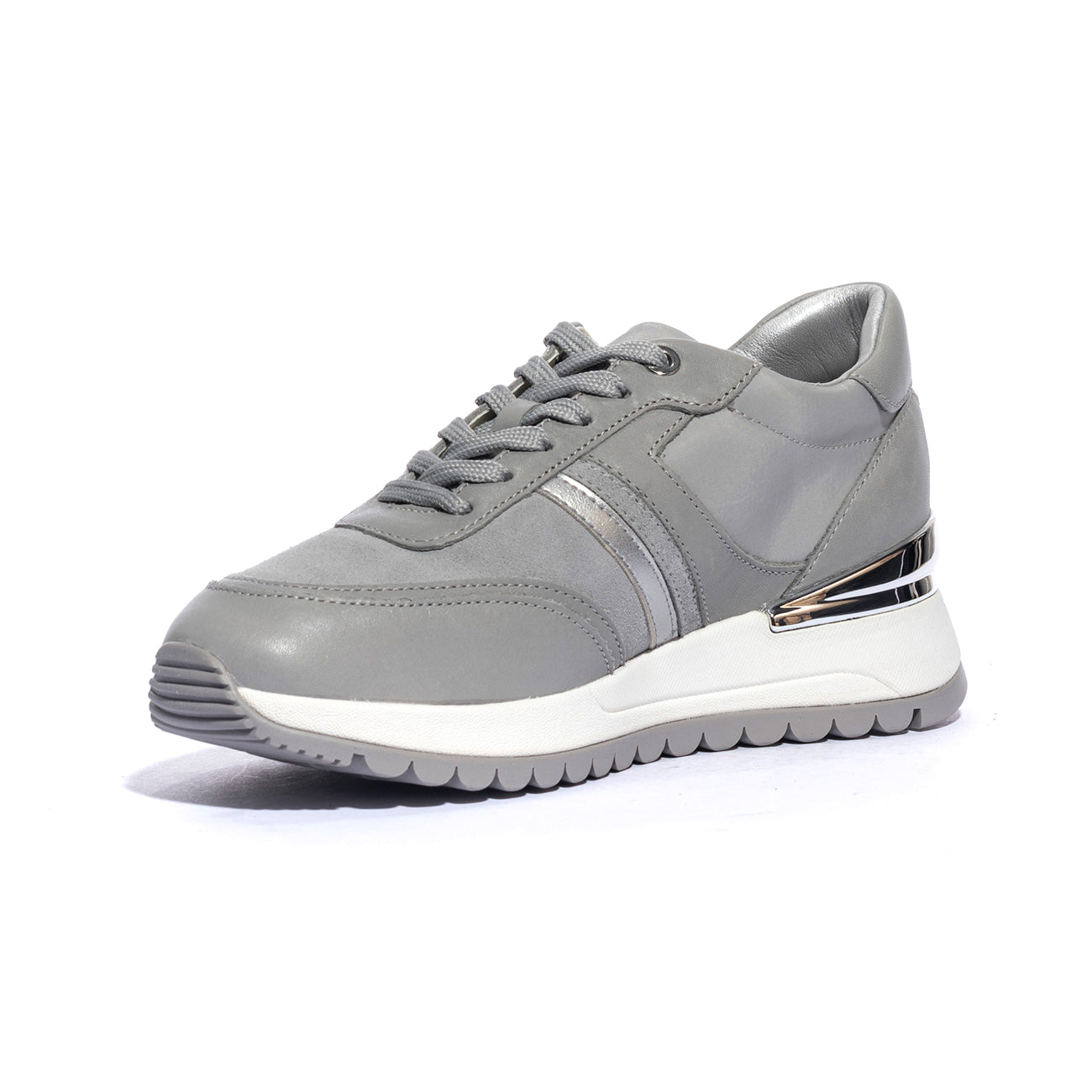 GEOX D3500A 8522 LT GREY  C1010 Sneakers Donna 