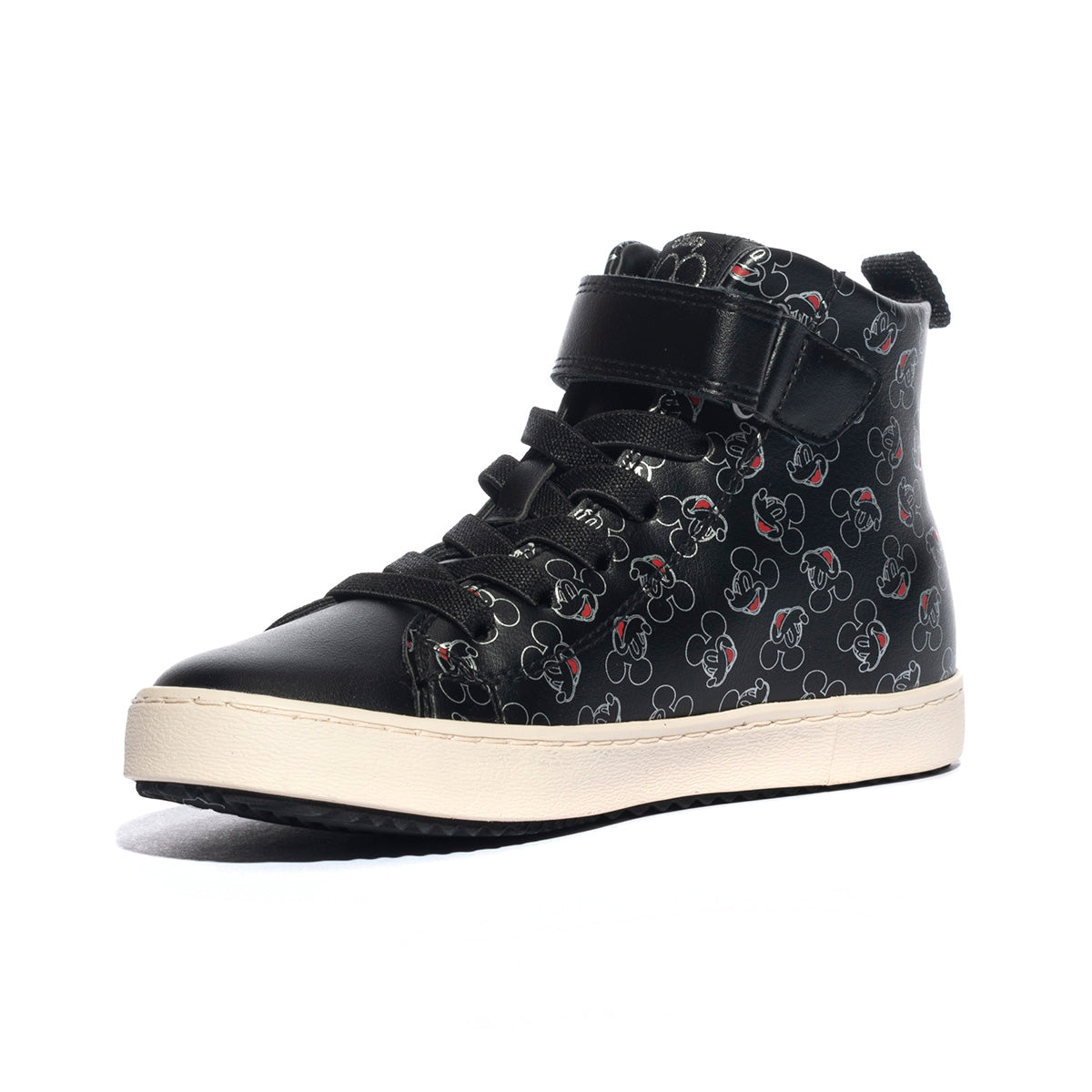 GEOX J364GH 4 BLACK SILVER C0039 Sneakers Bambina 