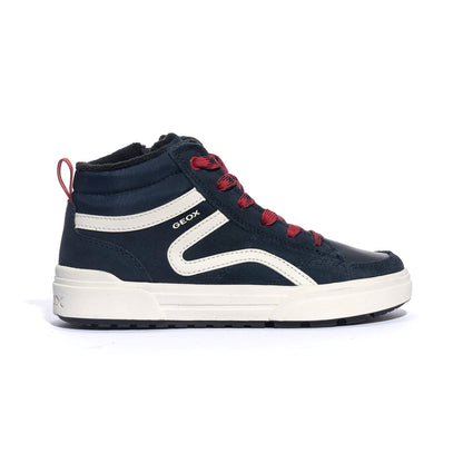 GEOX J36HAA 022FU NAVY RED C0735 Sneakers Bambino 