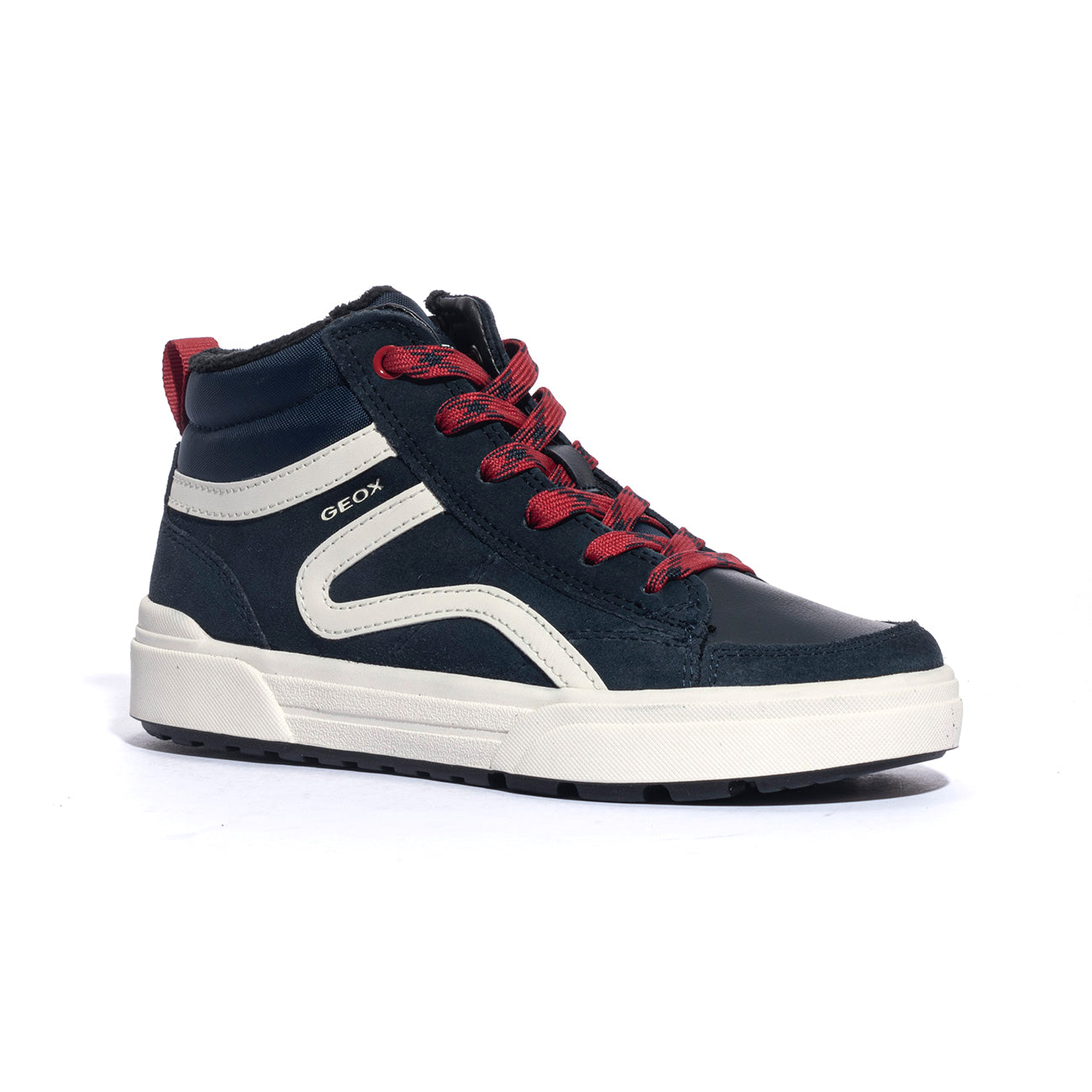 GEOX J36HAA 022FU NAVY RED C0735 Sneakers Bambino 