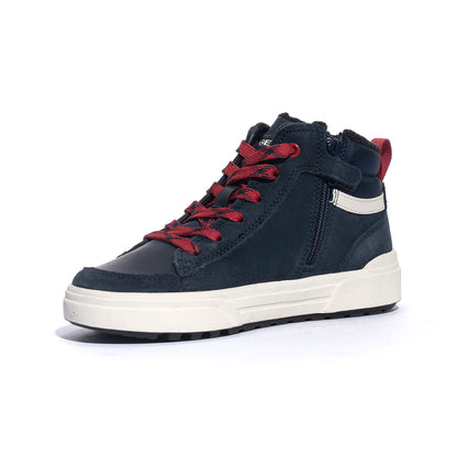 GEOX J36HAA 022FU NAVY RED C0735 Sneakers Bambino 