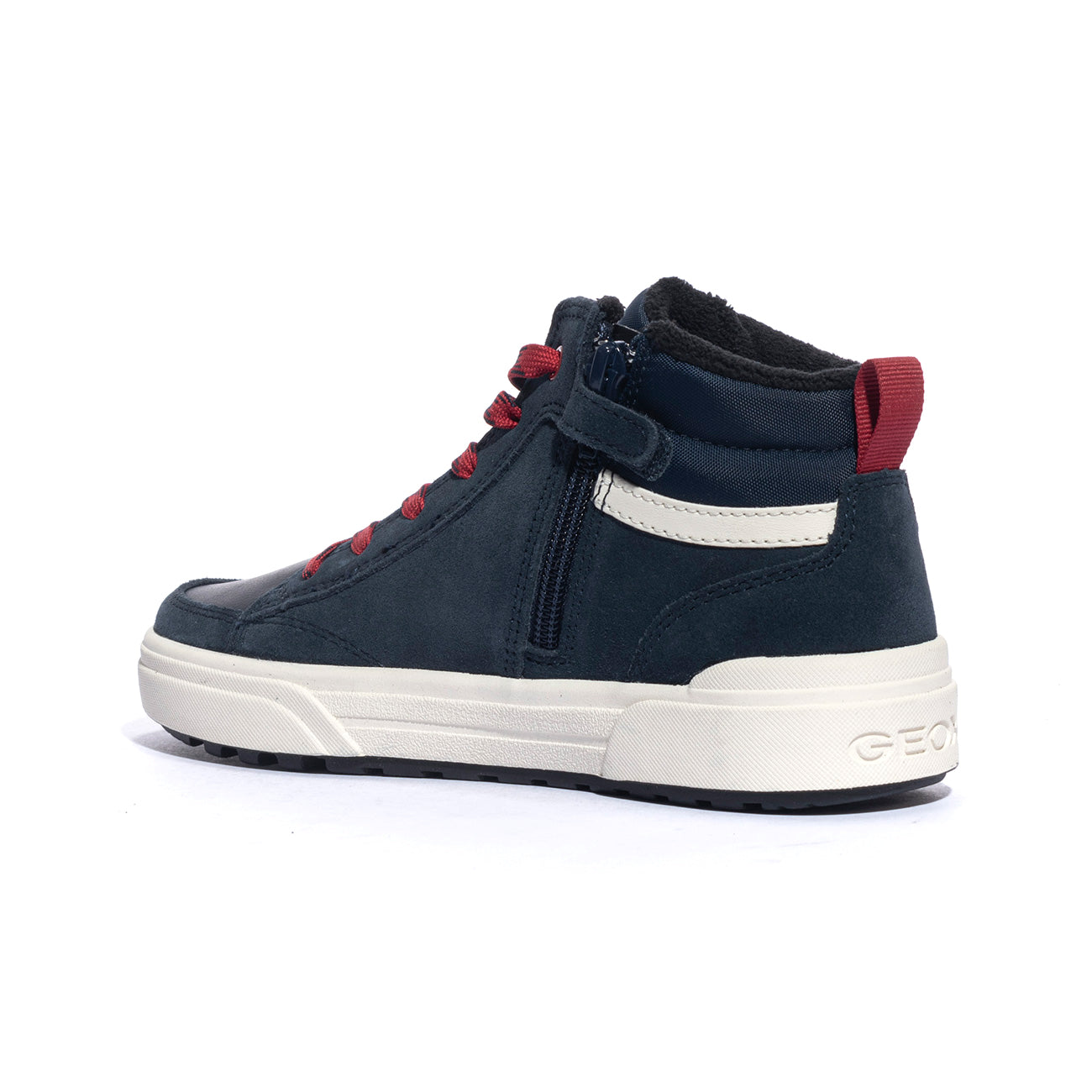 GEOX J36HAA 022FU NAVY RED C0735 Sneakers Bambino 