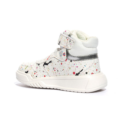 GEOX J36HPA 411WHITE MULTICOLOR    C0653