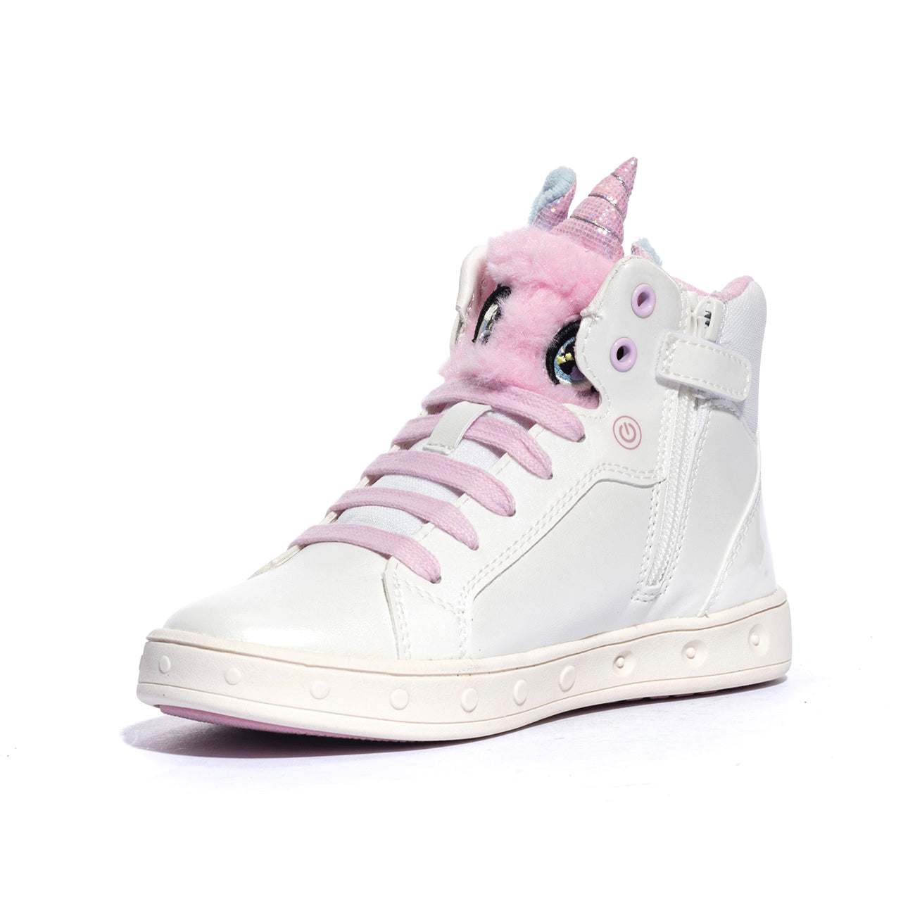 GEOX J468WA 0NFBH WHITE MULTICOLOR    C0653 Sneakers Bambina 