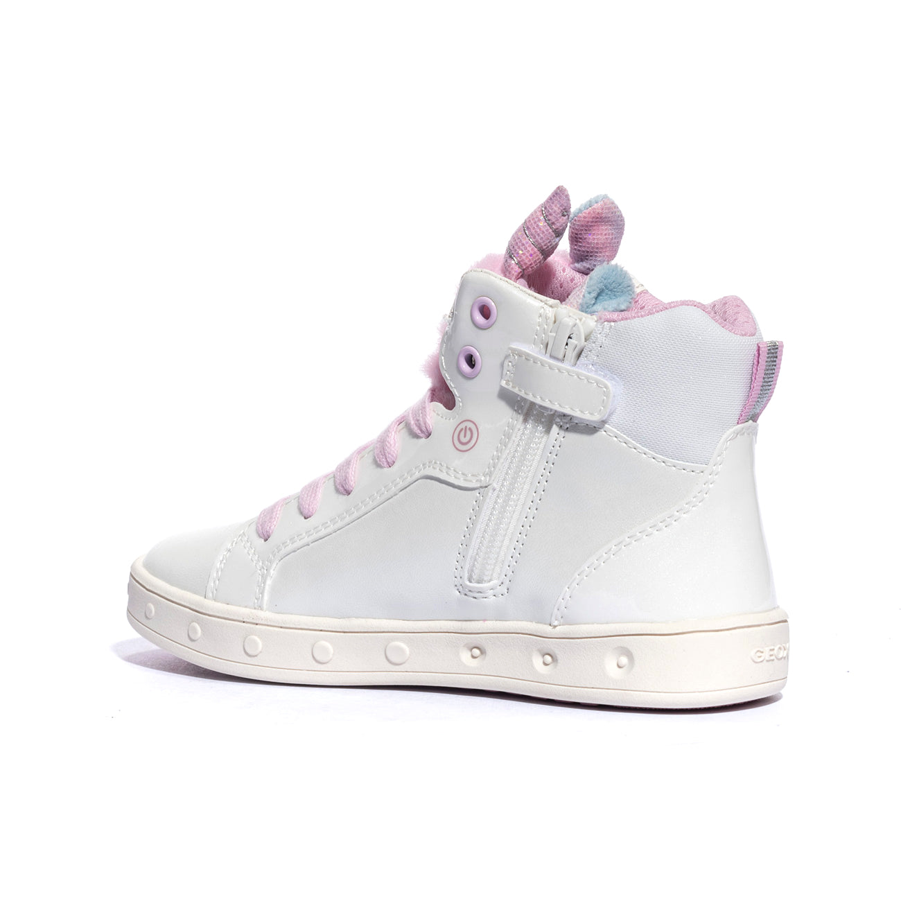 GEOX J468WA 0NFBH WHITE MULTICOLOR    C0653 Sneakers Bambina 