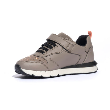GEOX J46GZB 0BCBL DK BEIGE  C5005 Sneakers Bambina 