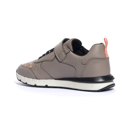 GEOX J46GZB 0BCBL DK BEIGE  C5005 Sneakers Bambina 