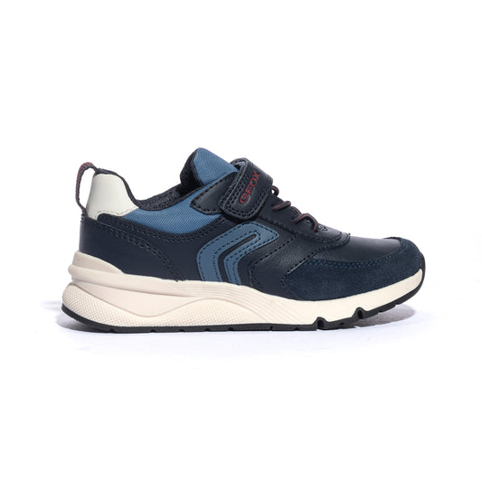 GEOX J46H0D 054FU NAVY DK RED   C4244 Sneakers Bambino 