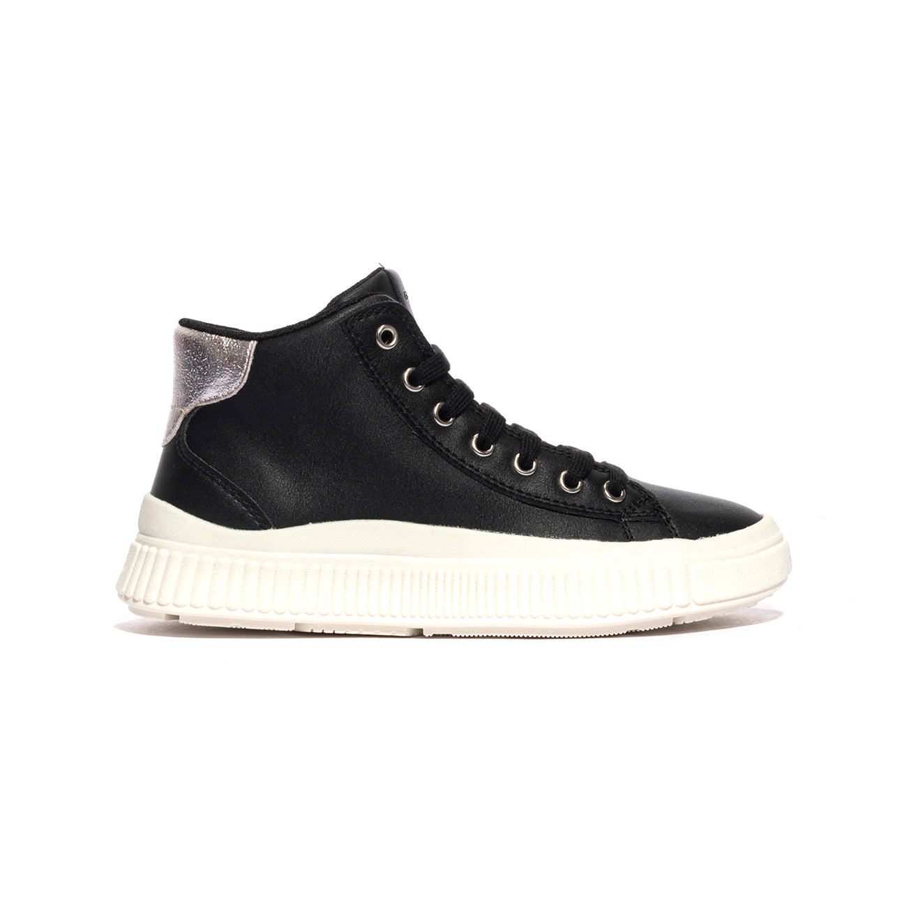 GEOX J46M3F 000BC BLACK SILVER C0039 Sneakers Bambina 