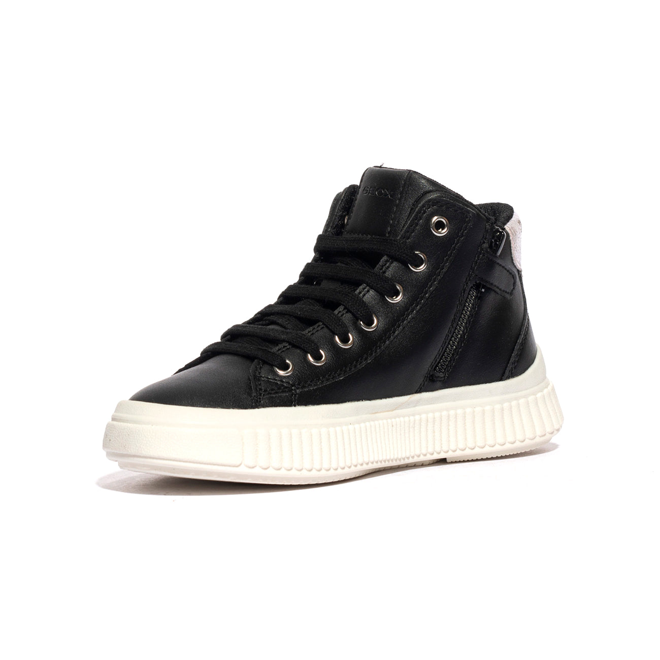 GEOX J46M3F 000BC BLACK SILVER C0039 Sneakers Bambina 
