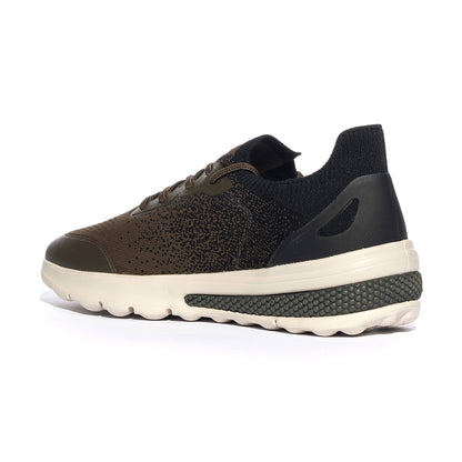 GEOX U35BAA 0001M MILITARY BLACK      C0498 Sneakers Uomo 